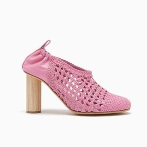 Ulla Johnson Zaria Woven Leather High Heel